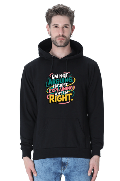 Iam Right printed hoodies - casual & Activewear