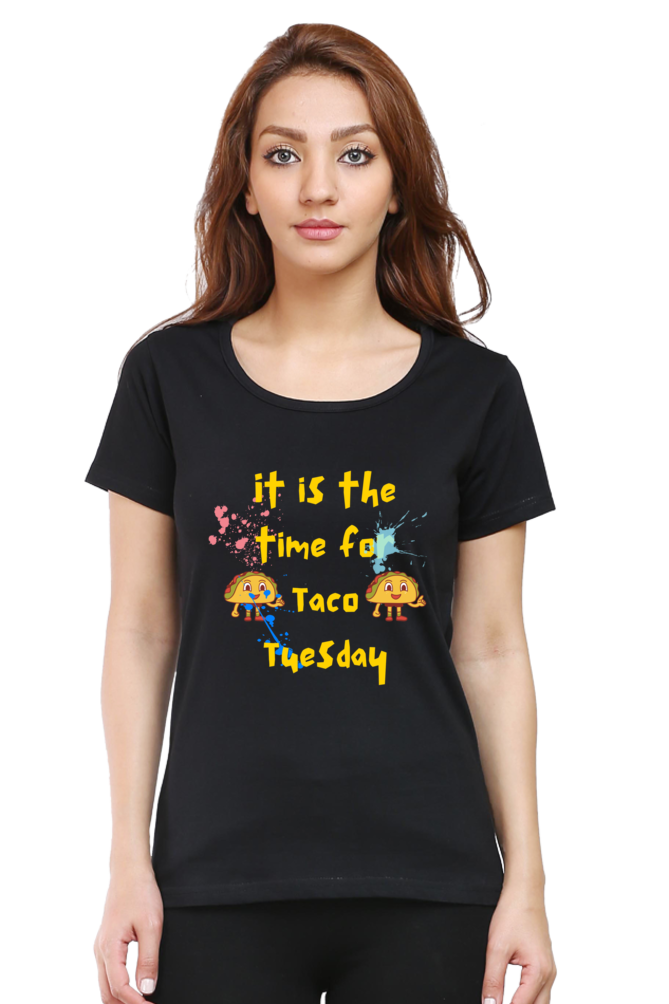 Taco Tuesday graphics women's Tshirt