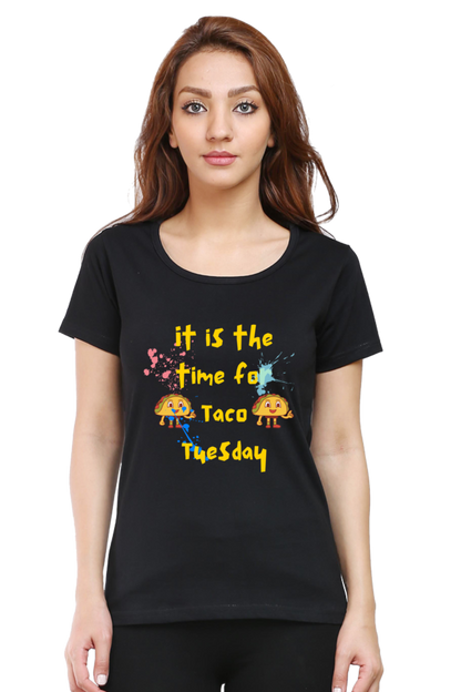 Taco Tuesday graphics women's Tshirt