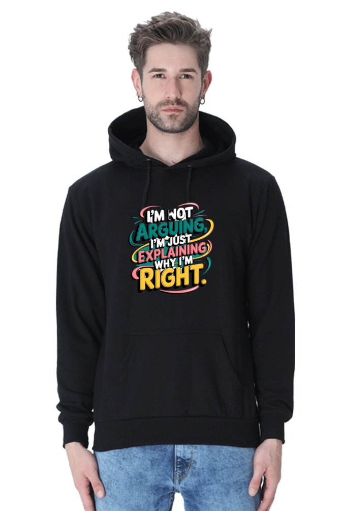 Iam Right printed hoodies - casual & Activewear