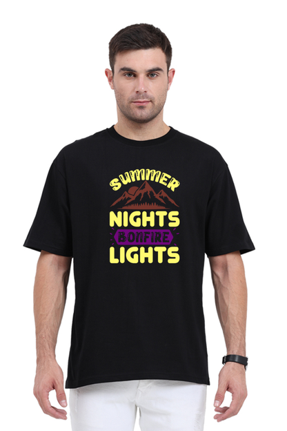 Summer Night Bonfire Light Oversized Classic T-Shirts You’ll Love