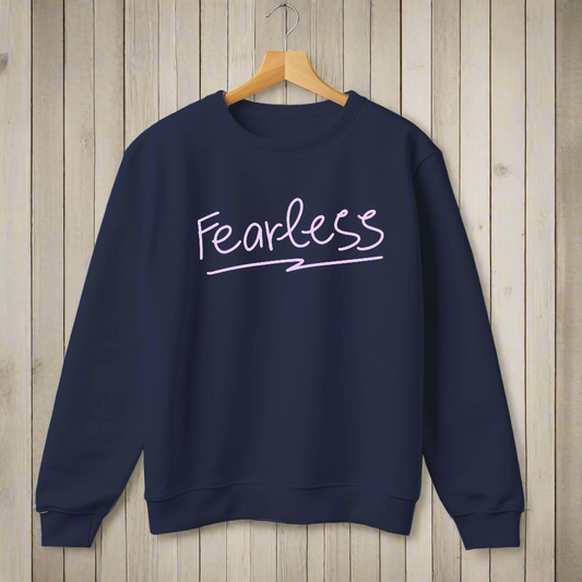 Fearless printed sweatshirt-Soft and Stylish