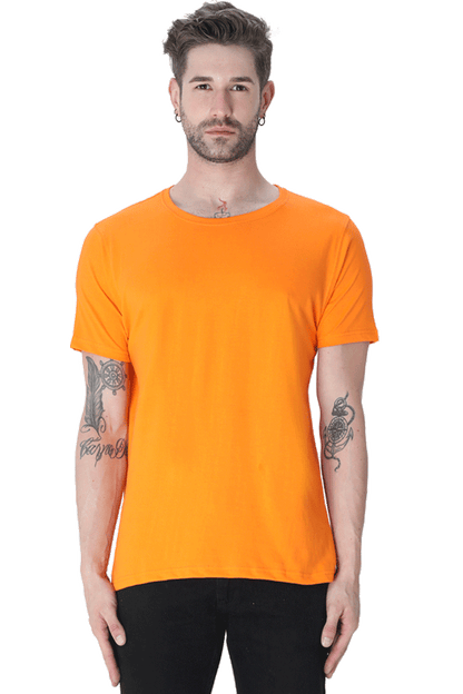 Unisex Round Neck Plain T-Shirt - Classic Fit, Versatile, and Perfect for Any Outfit