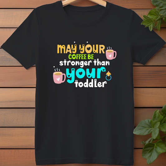 Coffee & Toddler funny printed Women's T-shirt