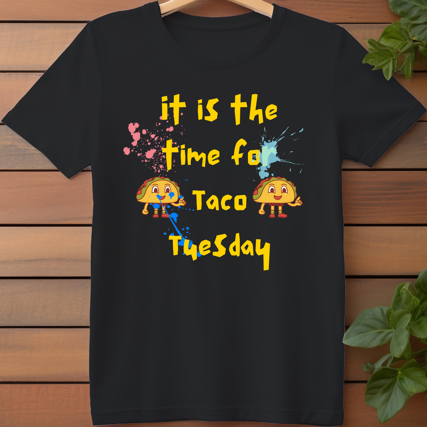 Taco Tuesday graphics women's Tshirt