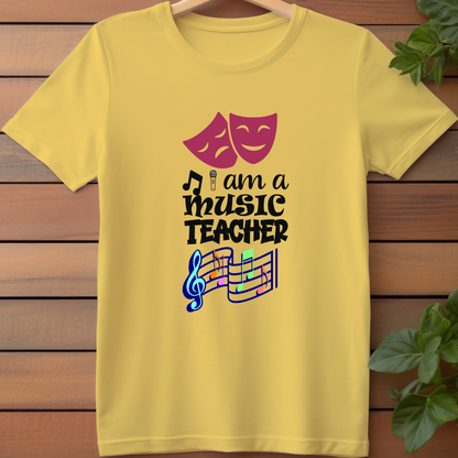 Music Teacher printed women's T-Shirt