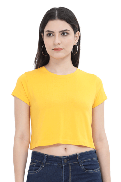 Plain women's Crop Top - Casual and Cool Looks