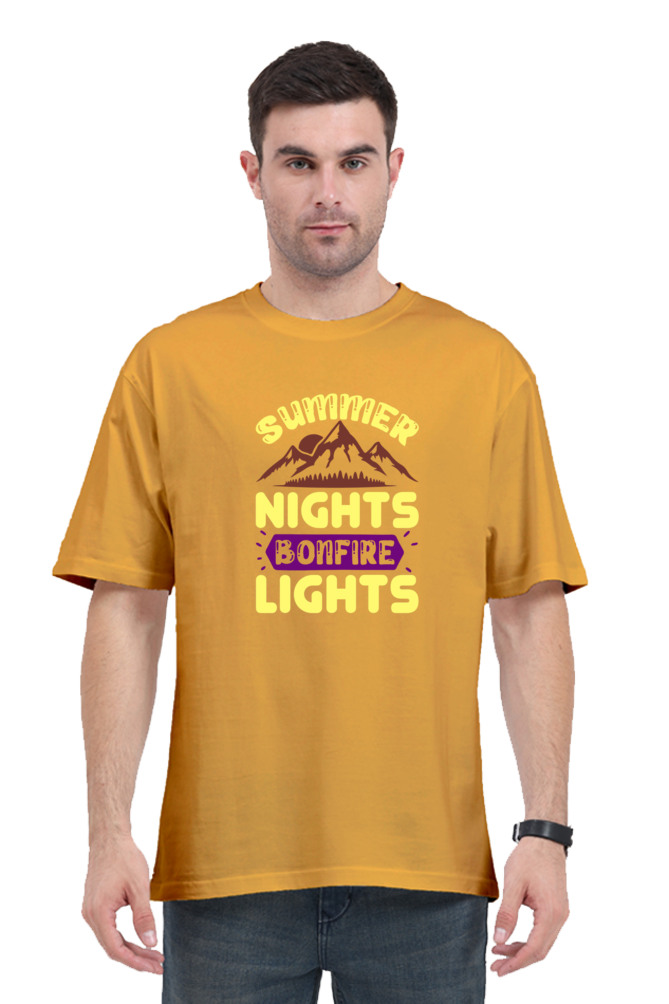 Summer Night Bonfire Light Oversized Classic T-Shirts You’ll Love