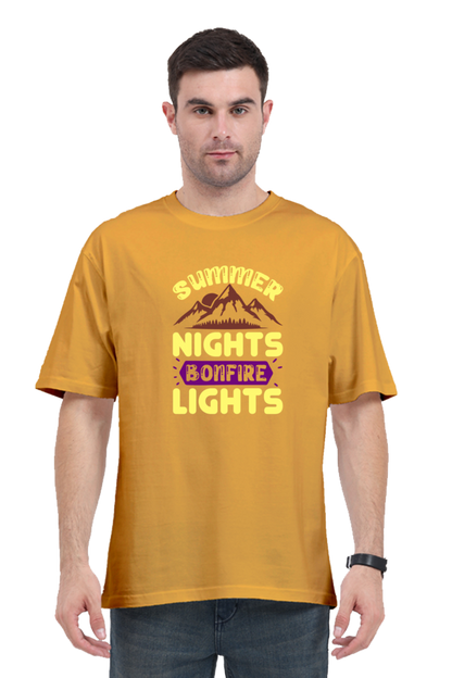 Summer Night Bonfire Light Oversized Classic T-Shirts You’ll Love