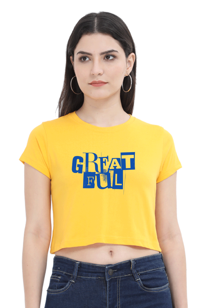 Women's Graphic Crop Tops – Express Your Style