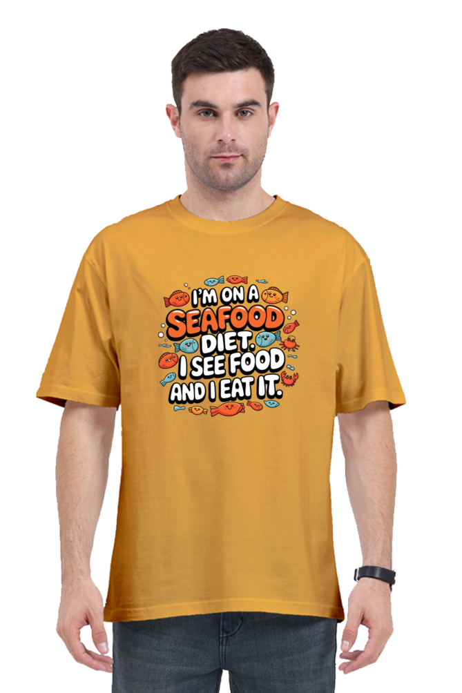 Sea Food Diet Timeless Oversized Classic T-Shirts for Effortless Style