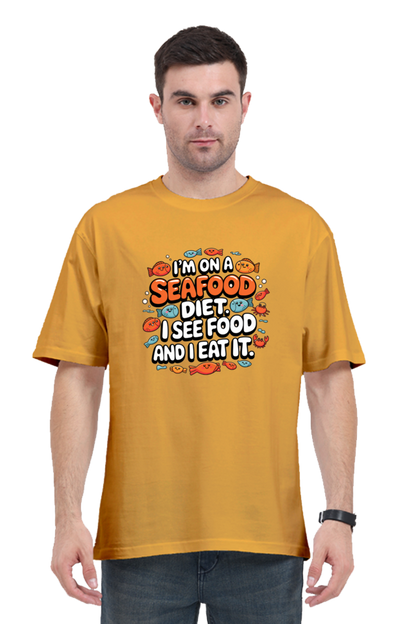 Sea Food Diet Timeless Oversized Classic T-Shirts for Effortless Style