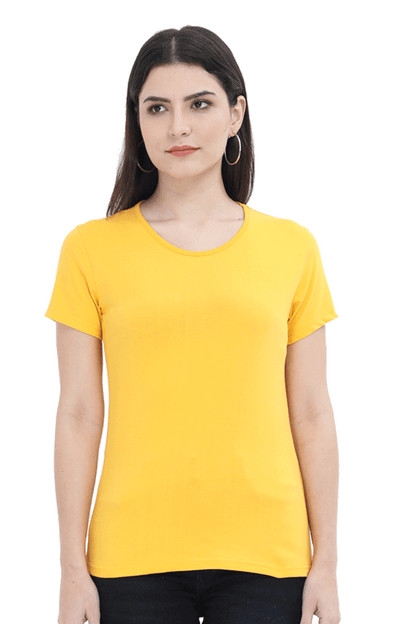 Light Colored Plain Women's T-Shirt - Casual & Comfy Everyday Wear