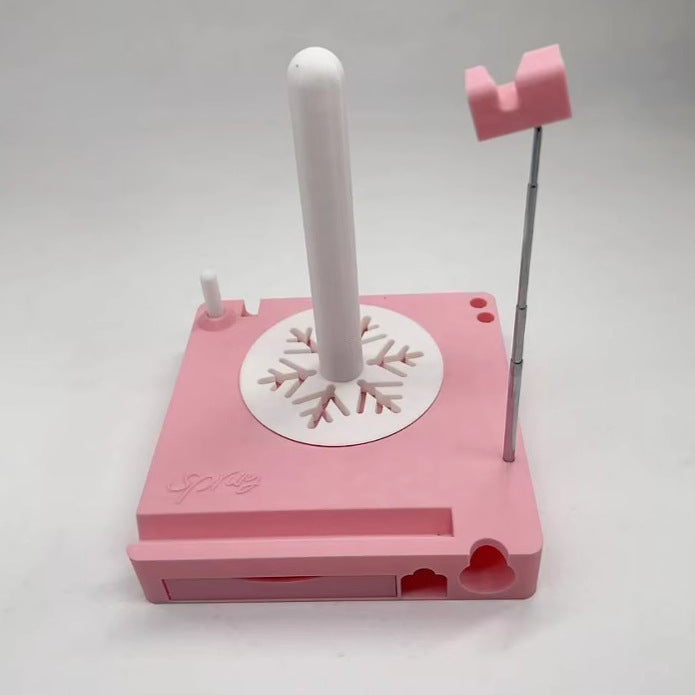 Cross-border Multi-Functional Yarn Spool Box Shiny Portable Multifunctional Yarn Shaft Box