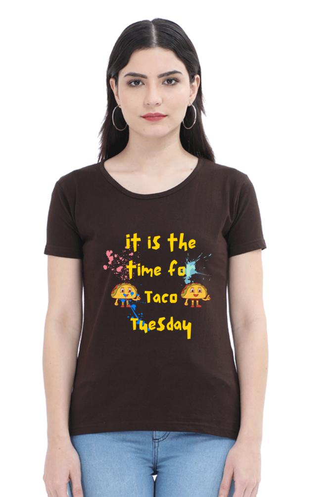 Taco Tuesday graphics women's Tshirt