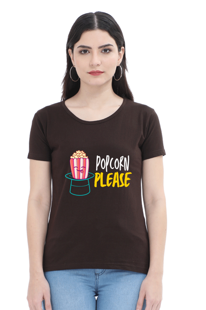 Popcorn lovers women's T-shirt