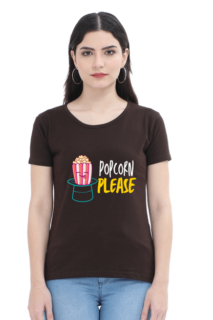 Popcorn lovers women's T-shirt