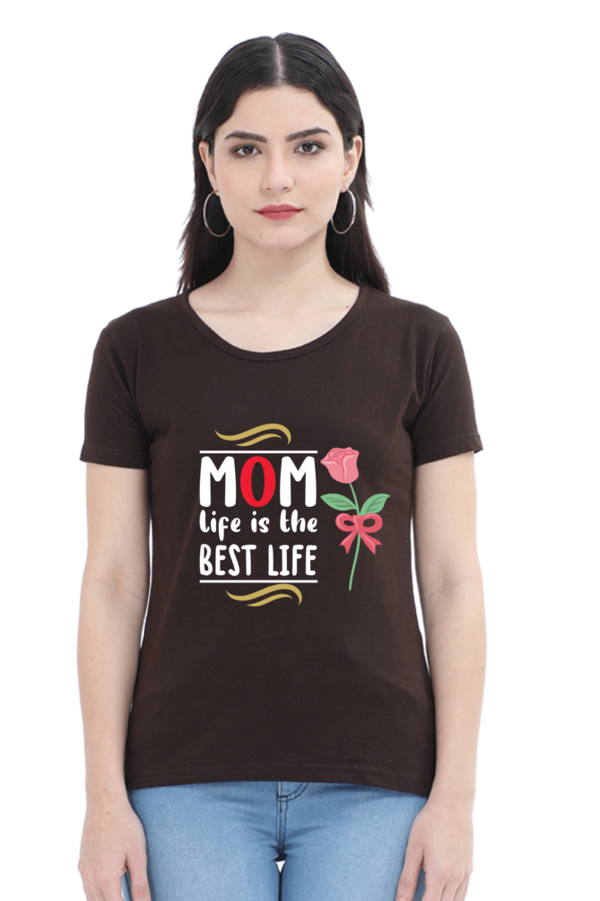 Mom Life printed Women's T-shirt