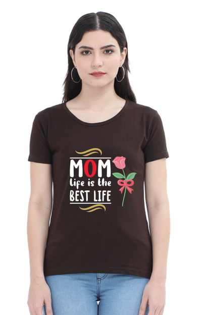 Mom Life printed Women's T-shirt