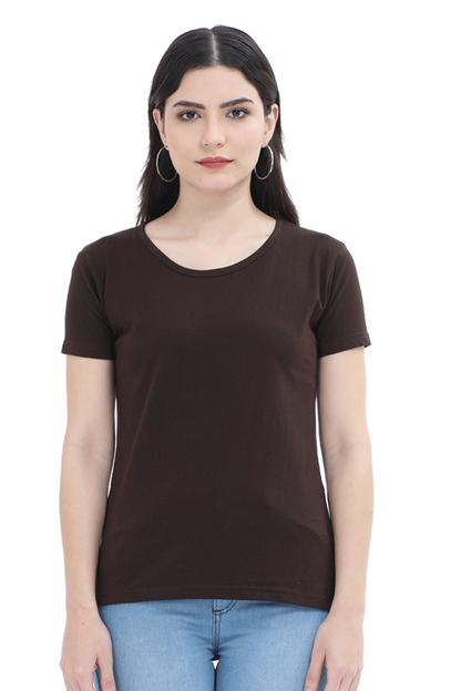 Plain Women's T-Shirt - Soft, Comfortable, & Fashionable