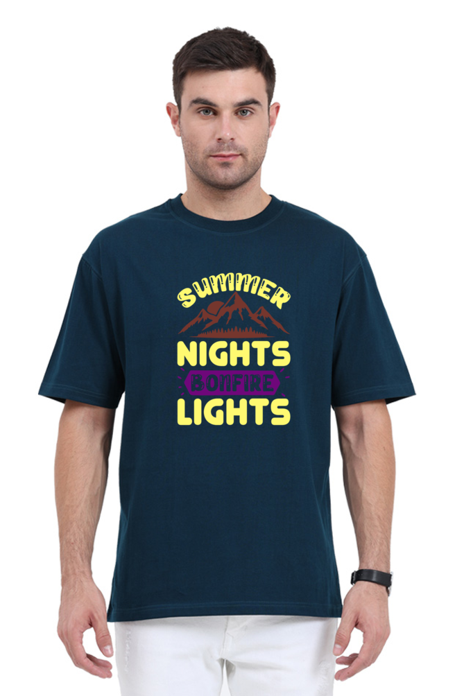 Summer Night Bonfire Light Oversized Classic T-Shirts You’ll Love