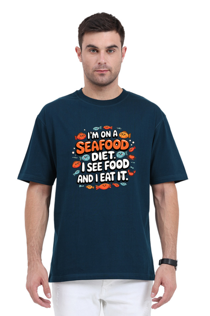 Sea Food Diet Timeless Oversized Classic T-Shirts for Effortless Style