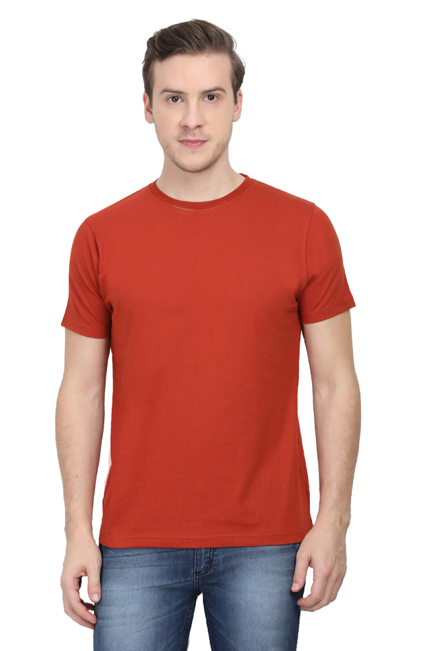 Plain Unisex Round Neck Classic T-Shirt - Soft Cotton, Perfect Fit, Timeless Style