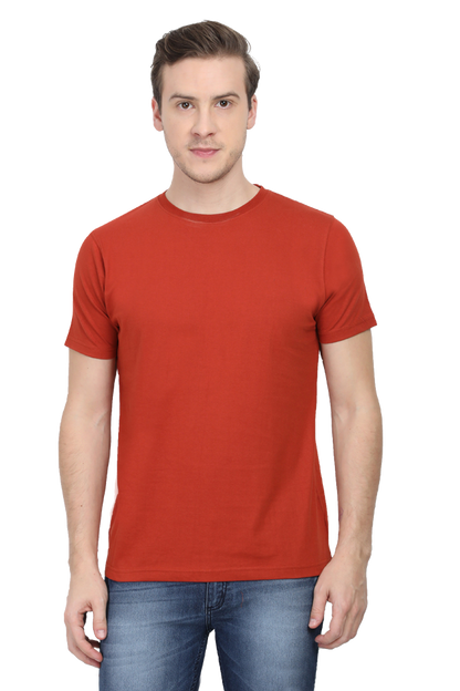 Plain Unisex Round Neck Classic T-Shirt - Soft Cotton, Perfect Fit, Timeless Style