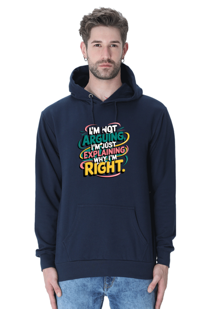 Iam Right printed hoodies - casual & Activewear