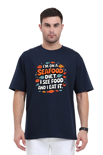 Sea Food Diet Timeless Oversized Classic T-Shirts for Effortless Style