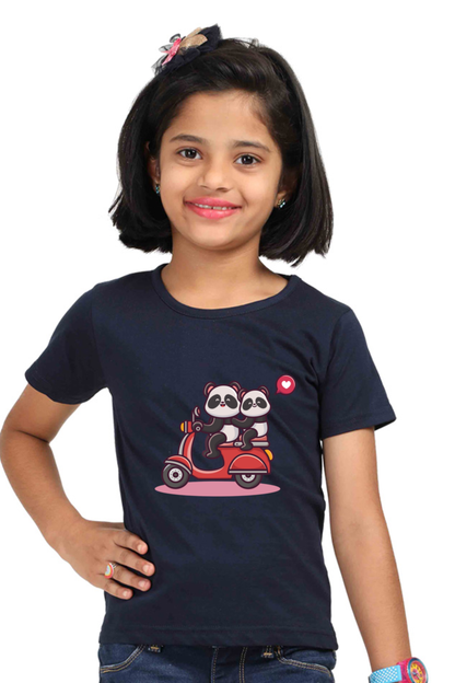 Panda Rider Girls T-Shirt