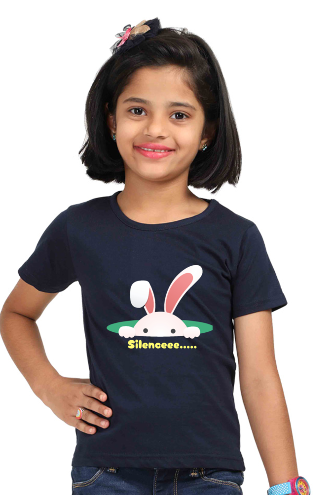 Cute Silence Girls T-Shirt