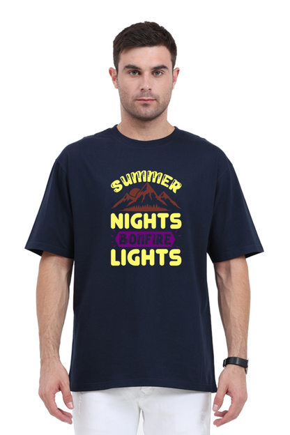 Summer Night Bonfire Light Oversized Classic T-Shirts You’ll Love