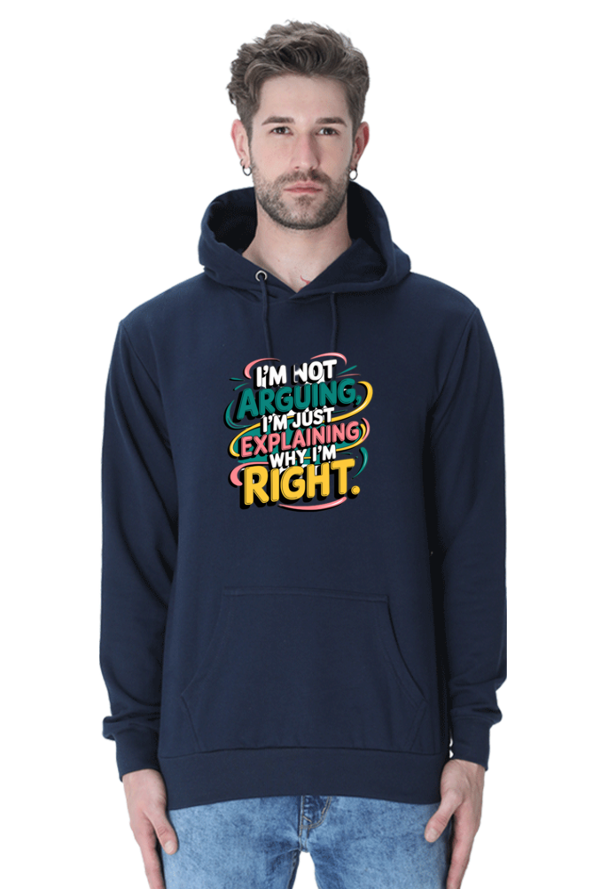 Iam Right printed hoodies - casual & Activewear