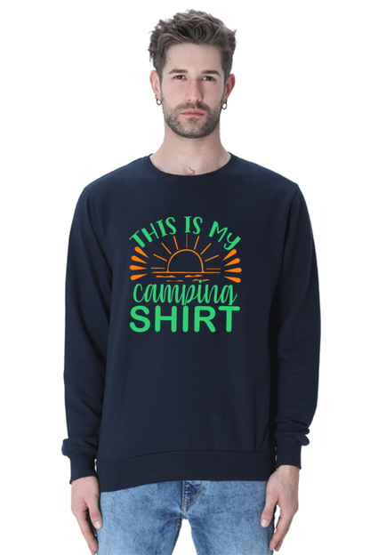 Cool Graphics printed sweatshirt for camping