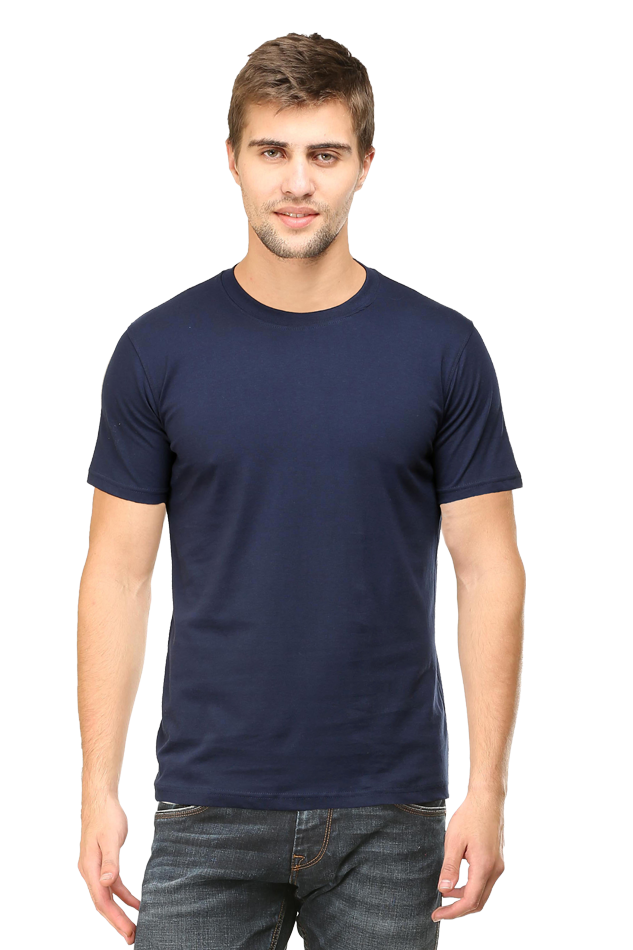 Plain Unisex Round Neck Classic T-Shirt - Soft Cotton, Perfect Fit, Timeless Style