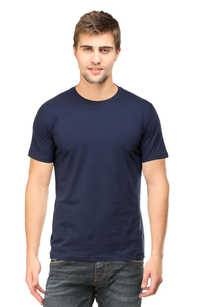 Plain Unisex Round Neck Classic T-Shirt - Soft Cotton, Perfect Fit, Timeless Style