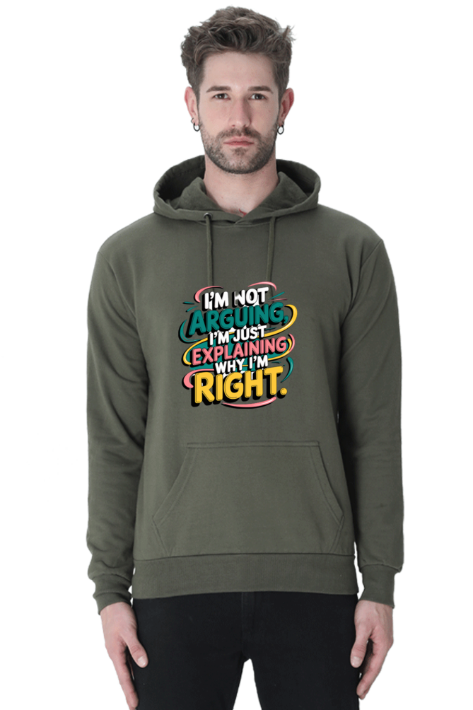 Iam Right printed hoodies - casual & Activewear