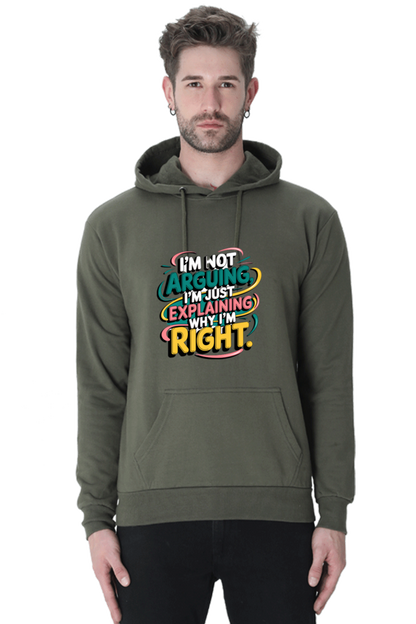 Iam Right printed hoodies - casual & Activewear