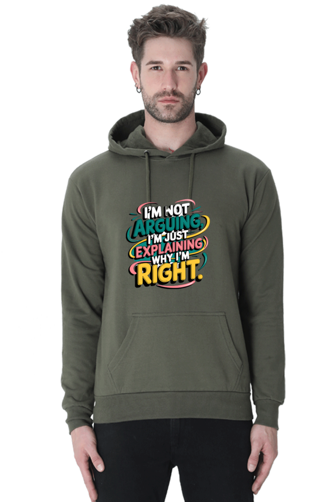 Iam Right printed hoodies - casual & Activewear