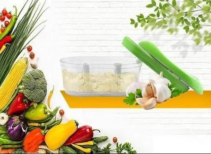 Manual Hand Push Chopper Slicer Container - Kitchen Appliances