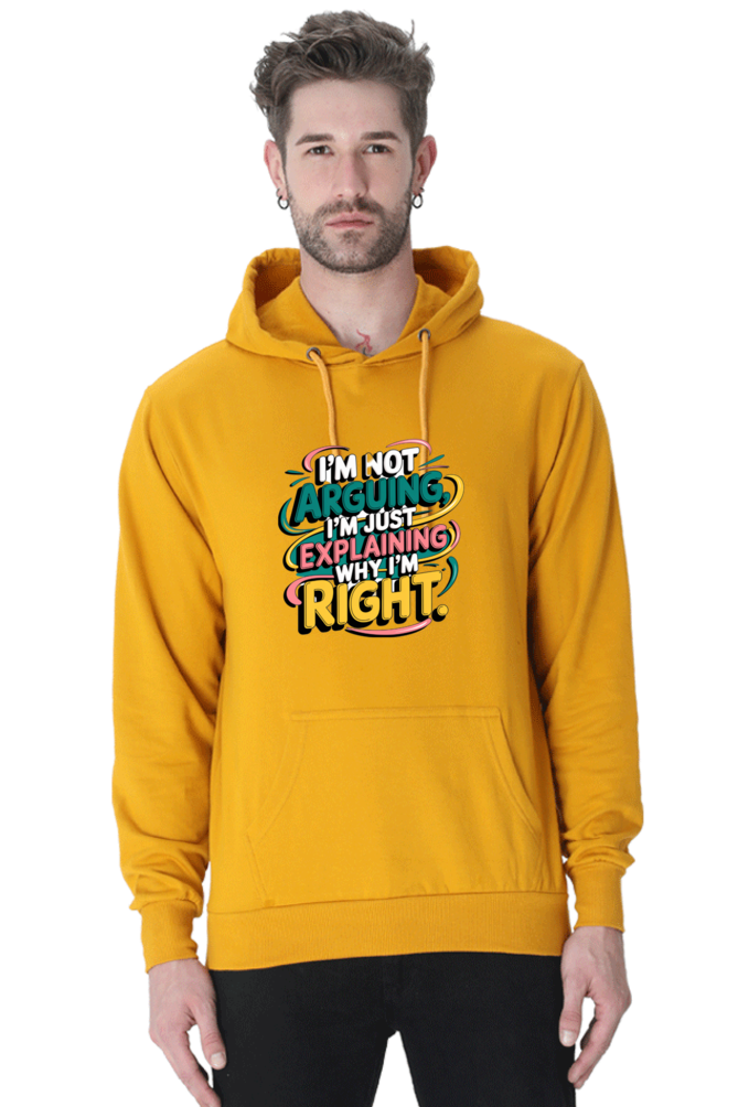 Iam Right printed hoodies - casual & Activewear