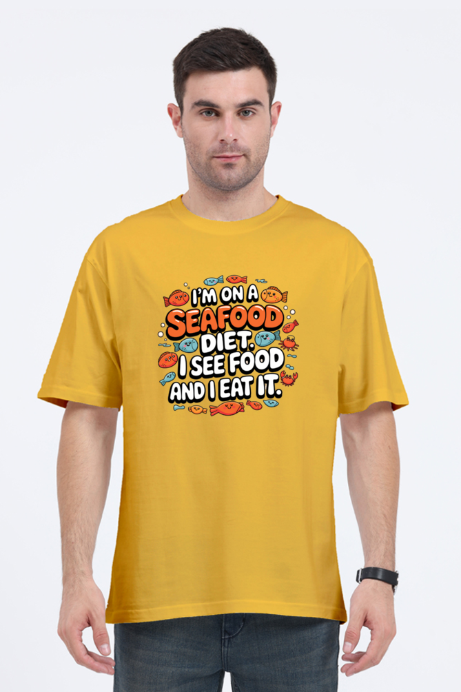 Sea Food Diet Timeless Oversized Classic T-Shirts for Effortless Style