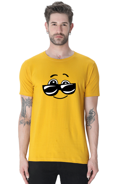 Smiley Round Neck T-Shirts Your Go-To for Casual Wear