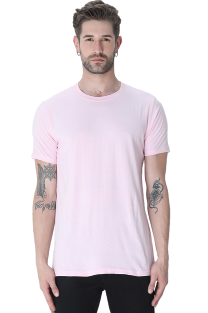 Unisex Round Neck Plain T-Shirt - Classic Fit, Versatile, and Perfect for Any Outfit