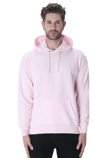 Unisex Plain Hooded Sweatshirt - Effortless Casual Wear