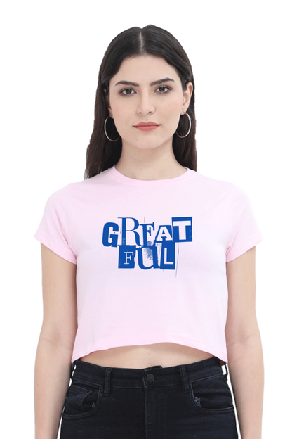 Women's Graphic Crop Tops – Express Your Style