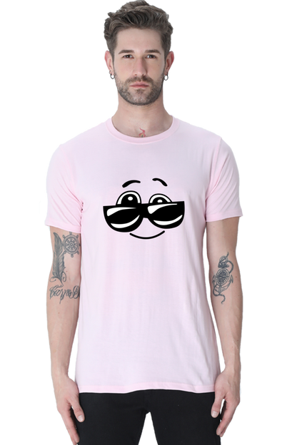 Smiley Round Neck T-Shirts Your Go-To for Casual Wear