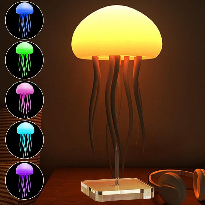 Jellyfish Mood Lamp | LED Jellyfish Night Light for Home & Desk