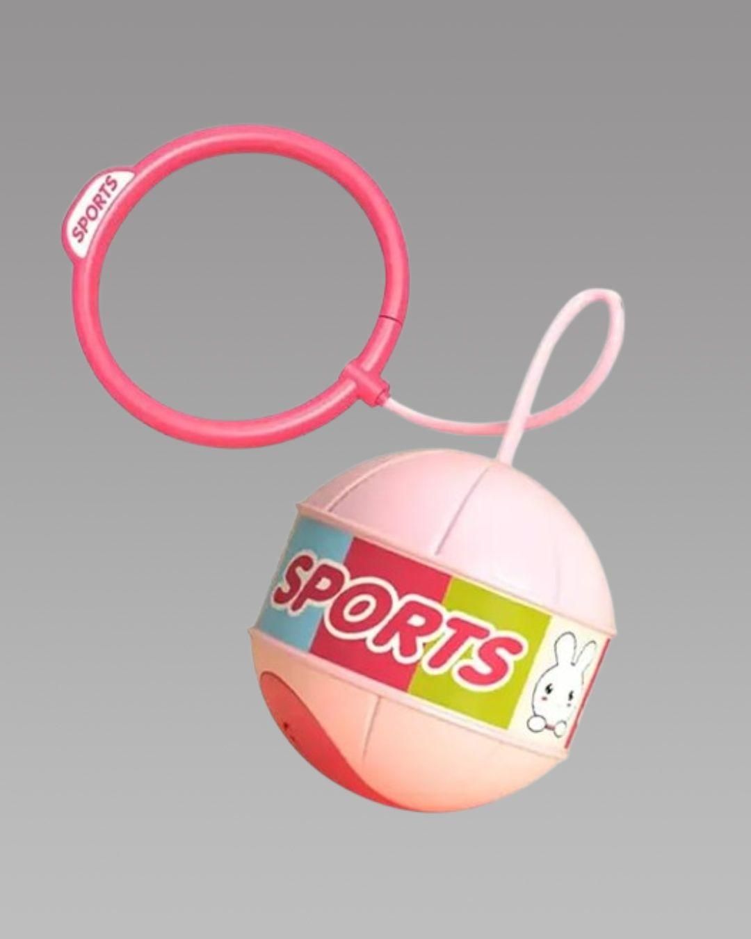 Skip Ball, Portable Foldable Colorful Flash Wheel Swing Ball, Kids Toys - Toys